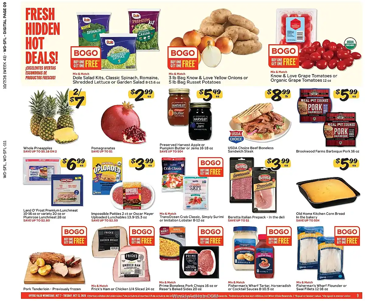Winn Dixie Ad This Week (10/7/26 - 10/13/26) - Page 9 Winn Dixie Ad This Week (10/7/26 - 10/13/26) - Page 9