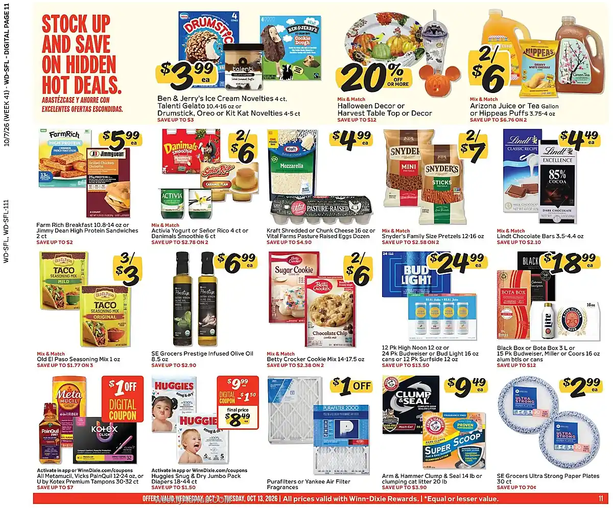 Winn Dixie Ad This Week (10/7/26 - 10/13/26) - Page 11 Winn Dixie Ad This Week (10/7/26 - 10/13/26) - Page 11