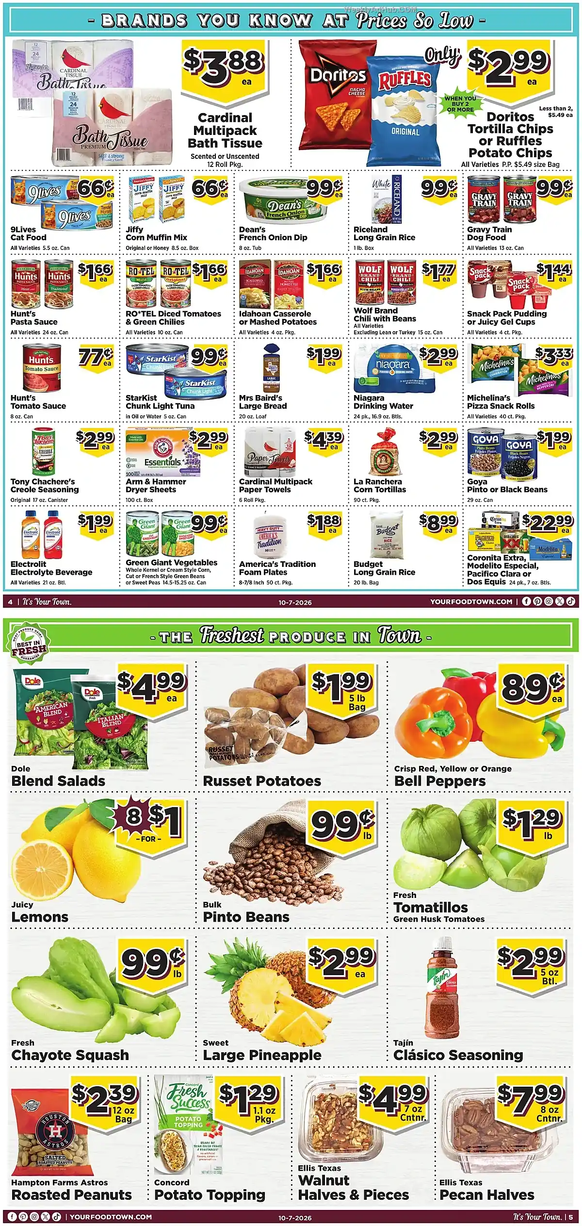 Food Town Ad This Week (10/7/26 - 10/13/26) - Page 3 Food Town Ad This Week (10/7/26 - 10/13/26) - Page 3